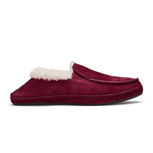 Zapatos Olukai Ku‘una - Pantuflas Mujer Rojos 20502-479